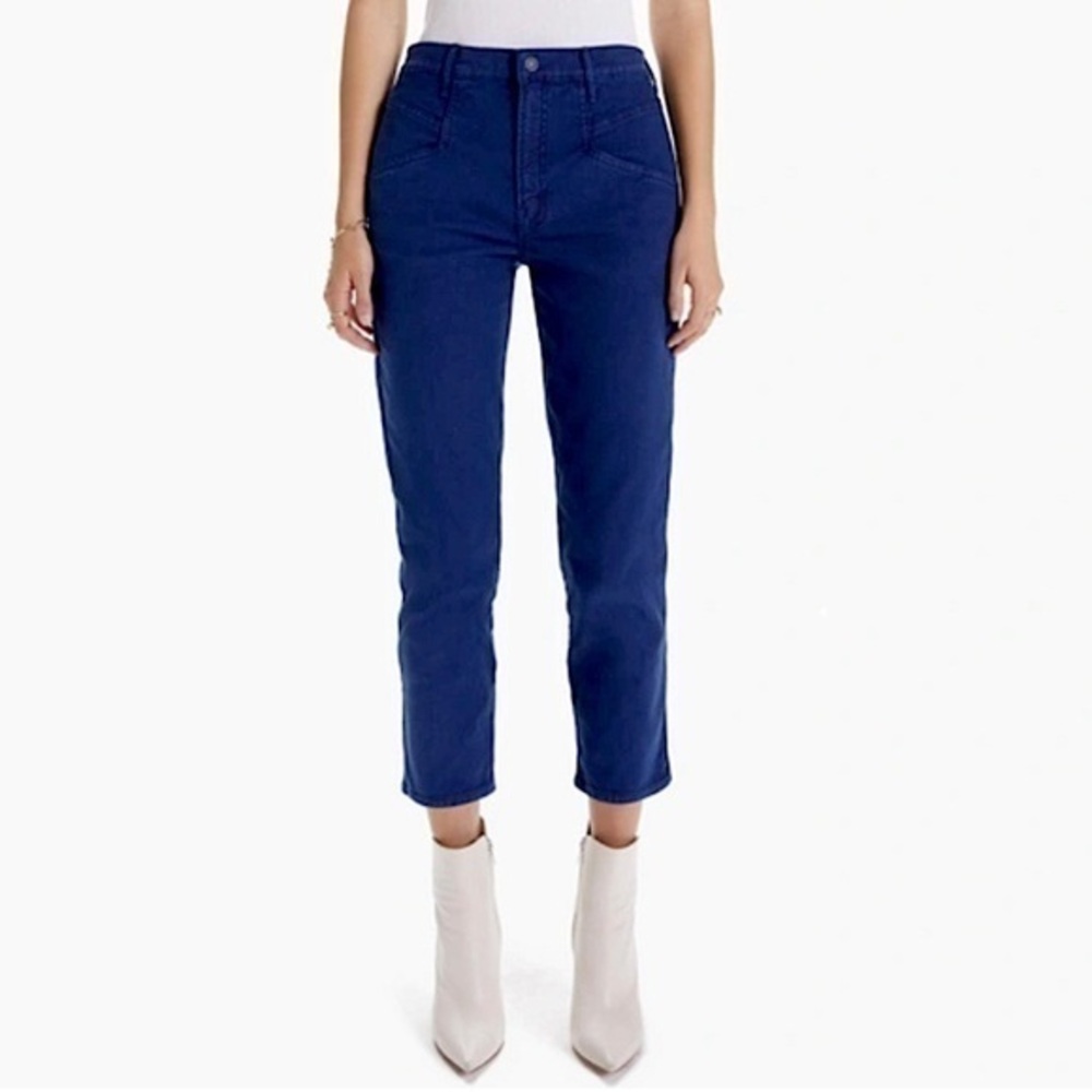 New MOTHER the breaker crop blue jean, women’s size 25